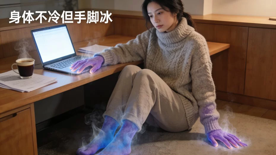 冬天手脚冰冷出冷汗！常见机制与改善方法一次说清(图1)